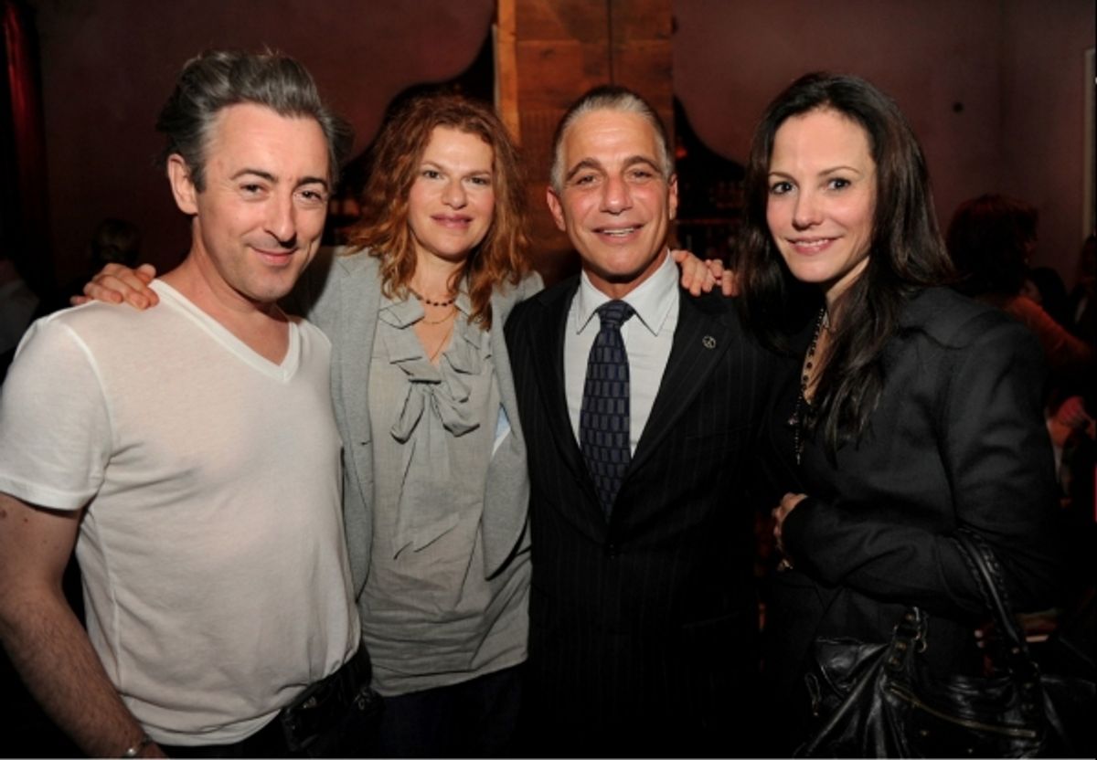 
Alan Cumming, Sandra Berhardt, Tony Danza & Mary Louise Parker at 